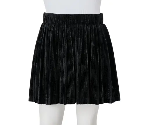 Laste Plisseeritud Seelik Lureksiga, Must, 92