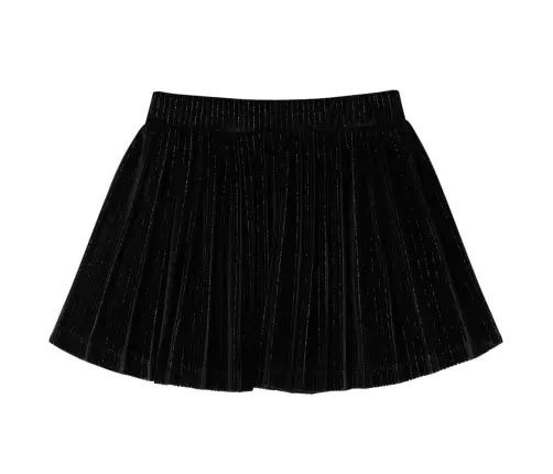 Flisēti Bērnu Svārki Ar Lureksu, Melni, 104