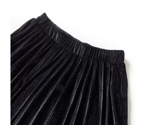 Flisēti Bērnu Svārki Ar Lureksu, Melni, 104