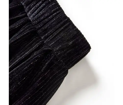 Flisēti Bērnu Svārki Ar Lureksu, Melni, 104