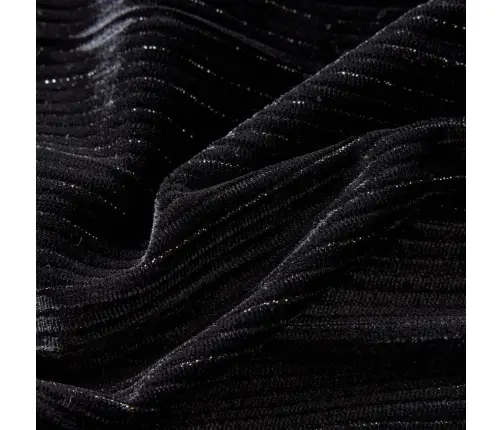 Flisēti Bērnu Svārki Ar Lureksu, Melni, 104