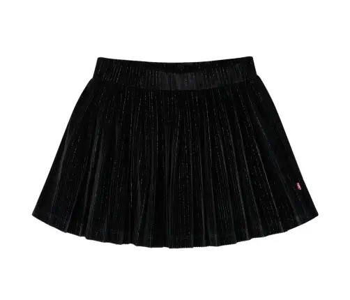 Flisēti Bērnu Svārki Ar Lureksu, Melni, 116