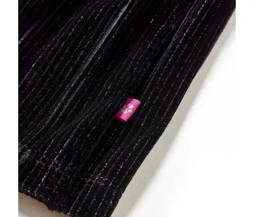 Flisēti Bērnu Svārki Ar Lureksu, Melni, 116