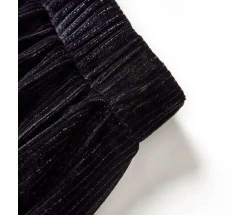 Flisēti Bērnu Svārki Ar Lureksu, Melni, 116