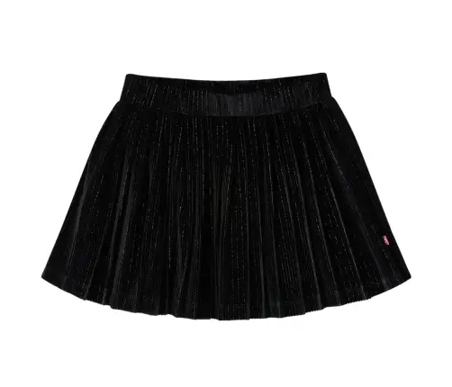 Flisēti Bērnu Svārki Ar Lureksu, Melni, 128