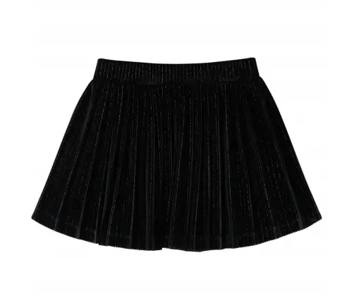 Flisēti Bērnu Svārki Ar Lureksu, Melni, 128