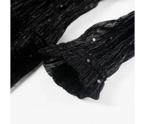 Vaikiška Suknelė Ilgomis Rankovėmis, Juodos Spalvos, 116 Dydžio