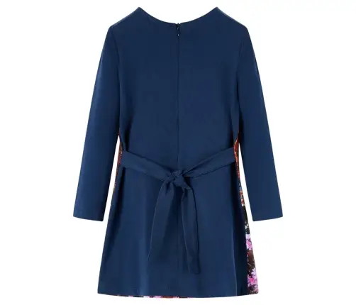 Bērnu Kleita Ar Garām Piedurknēm, Tumši Zila, 116