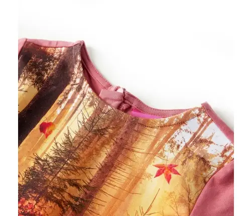 Pikkade Varrukatega Laste Kleit, Vanaroosa, 140