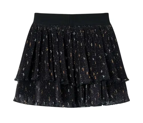 Vaikiškas Sijonas Su Raukiniais, Juodos Spalvos, 92 Dydžio