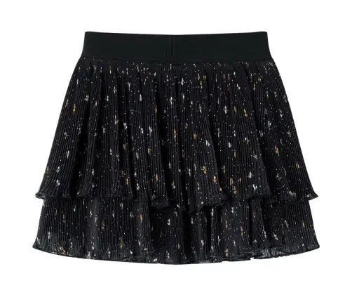 Bērnu Svārki Ar Volāniem, Melni, 116