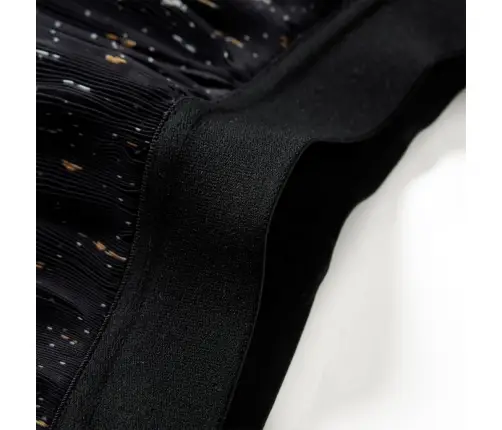 Bērnu Svārki Ar Volāniem, Melni, 116