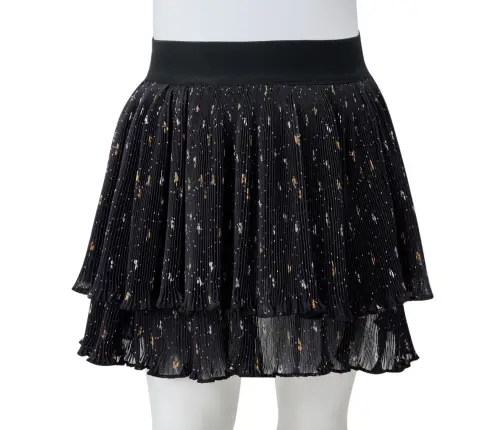 Bērnu Svārki Ar Volāniem, Melni, 116