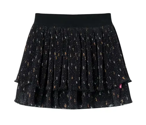 Bērnu Svārki Ar Volāniem, Melni, 128