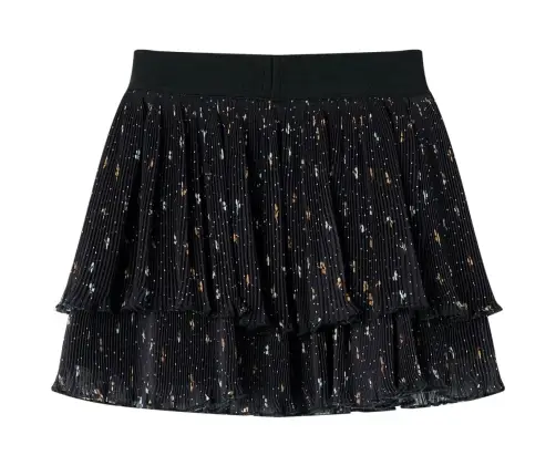 Bērnu Svārki Ar Volāniem, Melni, 128