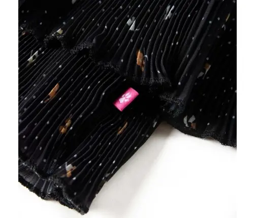 Bērnu Svārki Ar Volāniem, Melni, 128