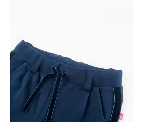 Laste Püksid, Mustade Äärtega, Tumesinine, 92