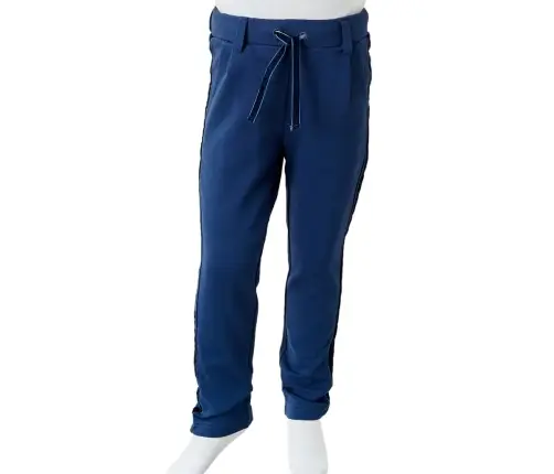 Laste Püksid, Mustade Äärtega, Tumesinine, 92