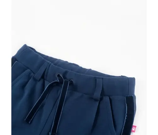 Laste Püksid, Mustade Äärtega, Tumesinine, 128