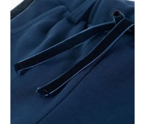 Laste Püksid, Mustade Äärtega, Tumesinine, 128