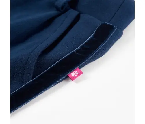 Laste Püksid, Mustade Äärtega, Tumesinine, 128