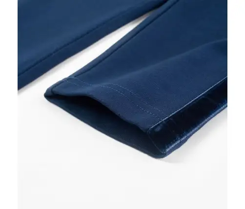 Laste Püksid, Mustade Äärtega, Tumesinine, 128