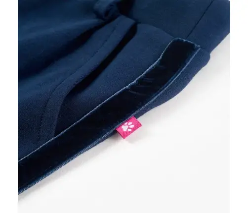 Vaikiškos Kelnės Su Juodomis Juostomis, Tamsiai Mėlynos, 140 Dydžio