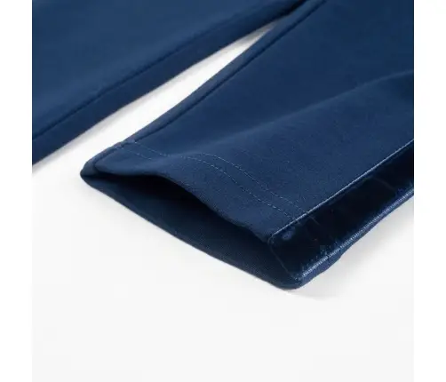 Vaikiškos Kelnės Su Juodomis Juostomis, Tamsiai Mėlynos, 140 Dydžio