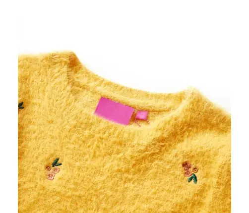 Bērnu Džemperis, Adīts, Dzeltenbrūns, 104