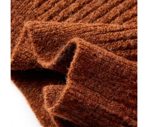 Laste Kardigan, Kootud, Konjakipruun, 128