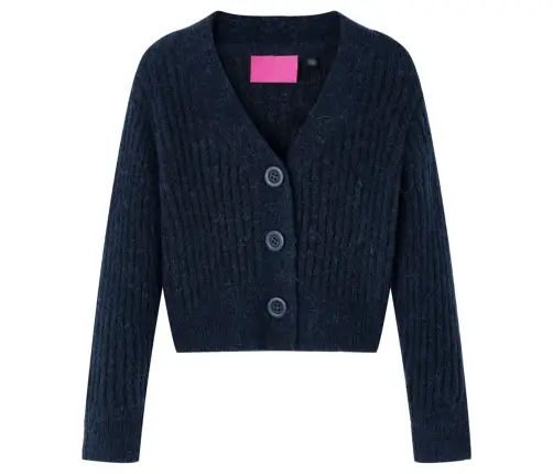 Laste Kardigan, Kootud, Tumesinine, 104