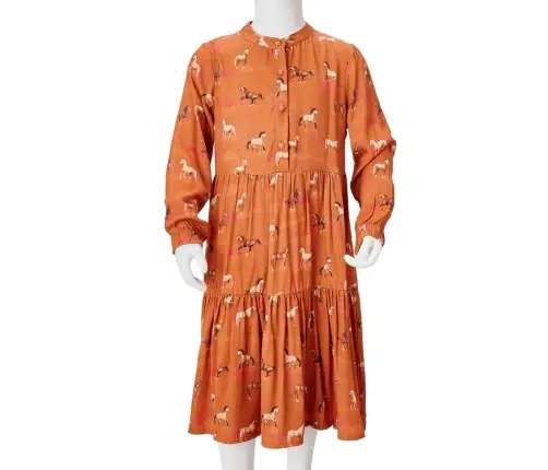 Laste Kleit, Konjakipruun, 128