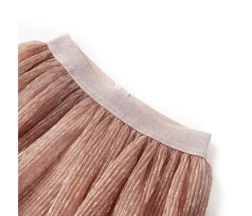 Vaikiškas Sijonas Su Blizgučiais, Švelnios Rožinės Spalvos, 92 Dydžio