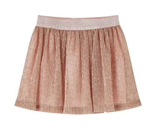 Bērnu Svārki Ar Fliteriem, Maigi Rozā, 128