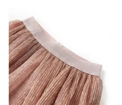 Bērnu Svārki Ar Fliteriem, Maigi Rozā, 128