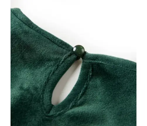 Bērnu Blūze Ar Volāniem, Tumši Zaļa, 116