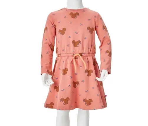 Vaikiška Suknelė, Sendintos Rožinės Spalvos, 140 Dydžio