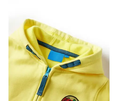 Bērnu Jaka Ar Kapuci, Gaiši Dzeltena, 140