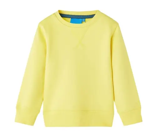 Vaikiškas Sportinis Megztinis, Šviesiai Geltonos Spalvos, 104 Dydžio