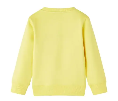 Vaikiškas Sportinis Megztinis, Šviesiai Geltonos Spalvos, 104 Dydžio