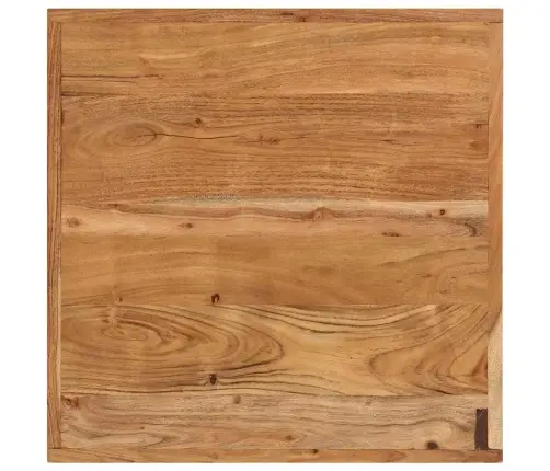 Baro Stalas, 55X55X107cm Akacijos Medienos Masyvas Ir Geležis