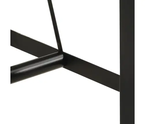 Baro Stalas, 55X55X107cm Akacijos Medienos Masyvas Ir Geležis