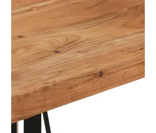 Baro Stalas, 55X55X107cm Akacijos Medienos Masyvas Ir Geležis