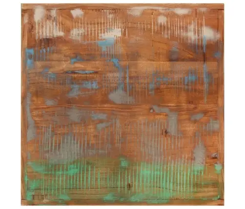 Bāra Galds, 55X55X107 Cm, Pārstrādāts Masīvkoks Un Dzelzs Vidaxl