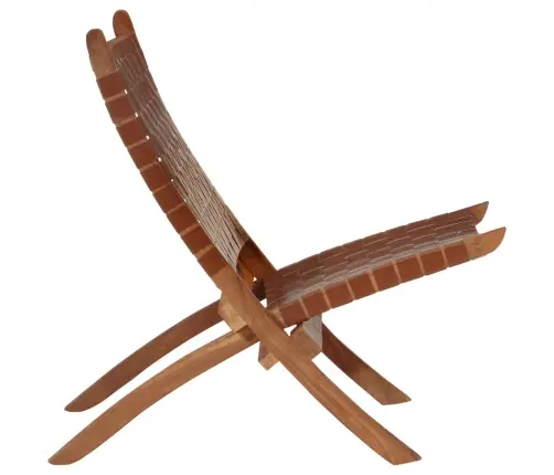 Kokkupandav Puhketool, Pruun, Ehtne Nahk