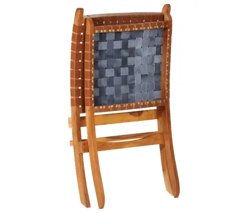 Kokkupandav Puhketool, Pruun, Ehtne Nahk