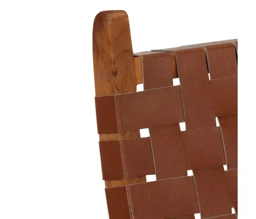 Kokkupandav Puhketool, Pruun, Ehtne Nahk