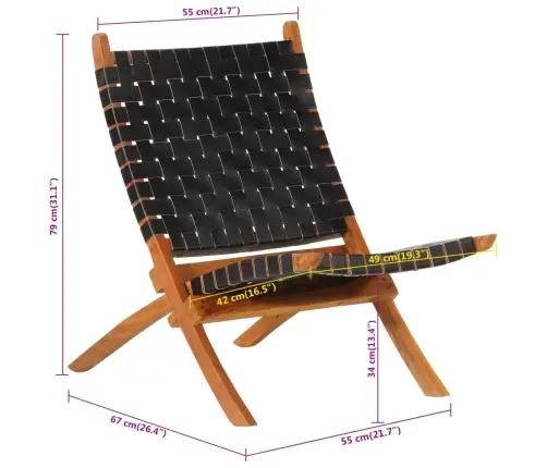Kokkupandav Puhketool, Must, Ehtne Nahk