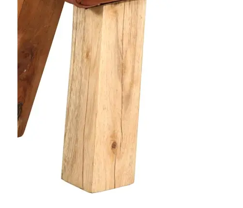 Vingrošanas Buks, 110 Cm, Brūna Dabīgā Āda Vidaxl