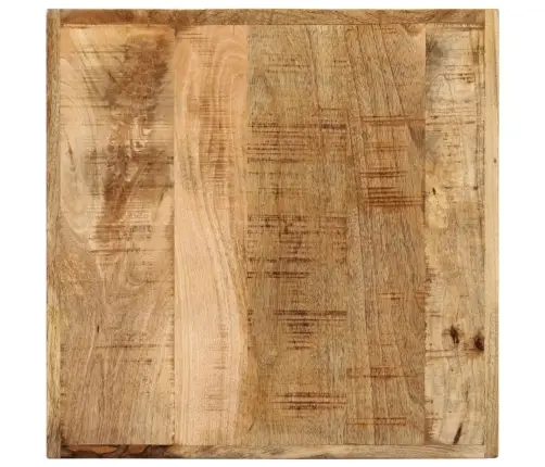 Baro Stalas, 55X55X107cm Mango Medienos Masyvas Ir Geležis